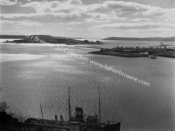 VIEW OF CORK HARBOUR FROM FORT VILLAS